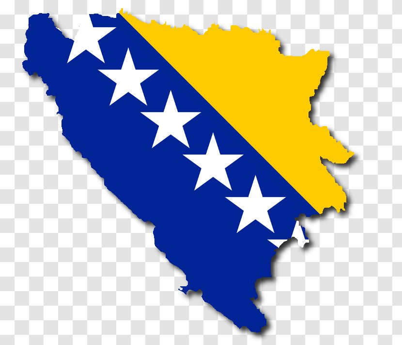 Flag Of Bosnia And Herzegovina National Symbol - Symbols Transparent PNG