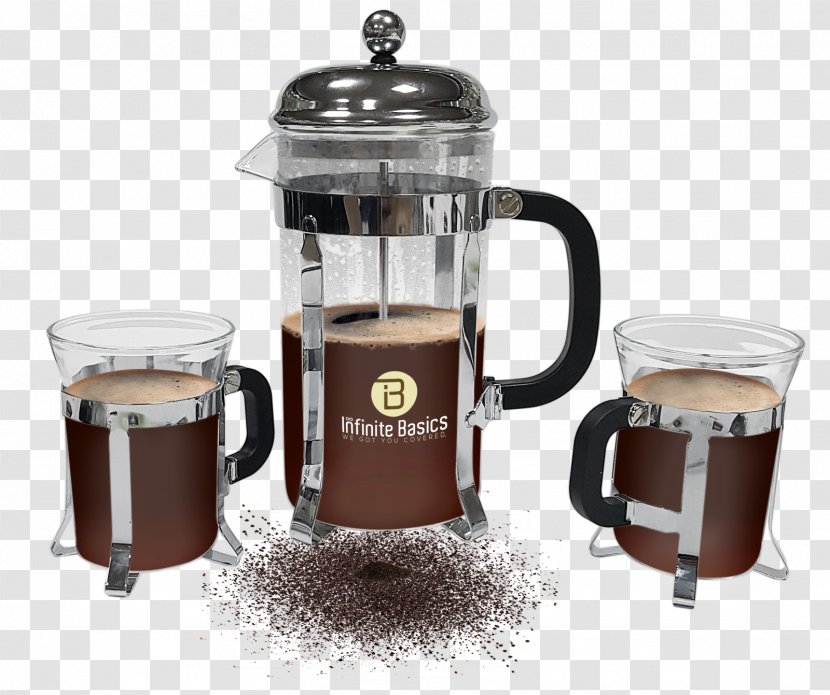 Kettle Coffee Cup Coffeemaker French Presses - Mug - Press Transparent PNG