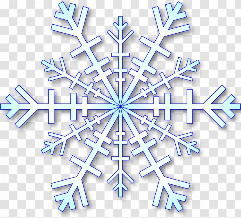Clip Art Vector Graphics Openclipart Image - Snowflake Transparent PNG