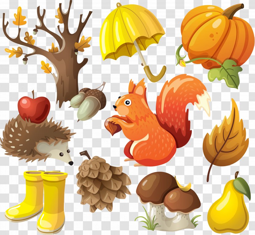 Autumn Graphic Design Clip Art - Moonery Transparent PNG