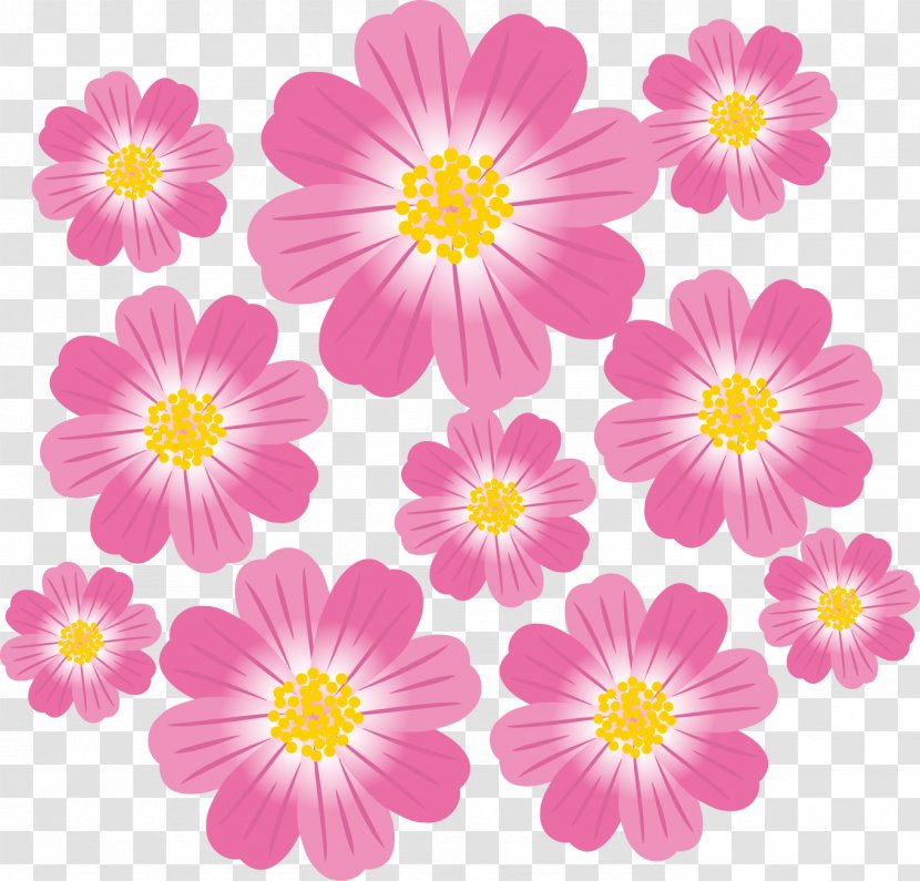 Cute Pop Flowers Clipart. - Hana Sugisaki - Person Transparent PNG