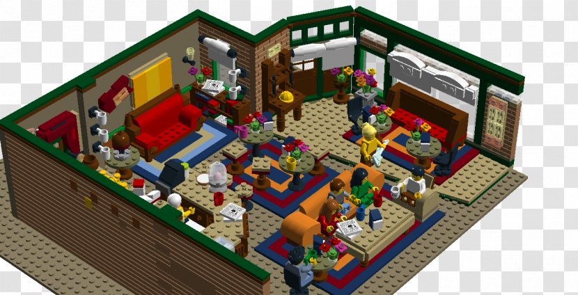 Cafe Central Perk Lego House LEGO Friends - Play - Toy Transparent PNG