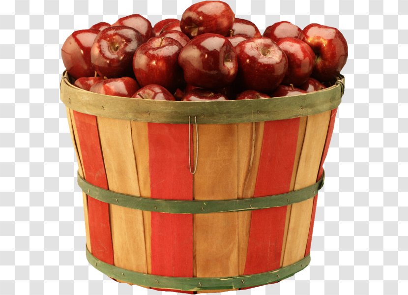 Apple Pie Cider Caramel Clip Art - Bucket - Basket Of Apples Transparent PNG