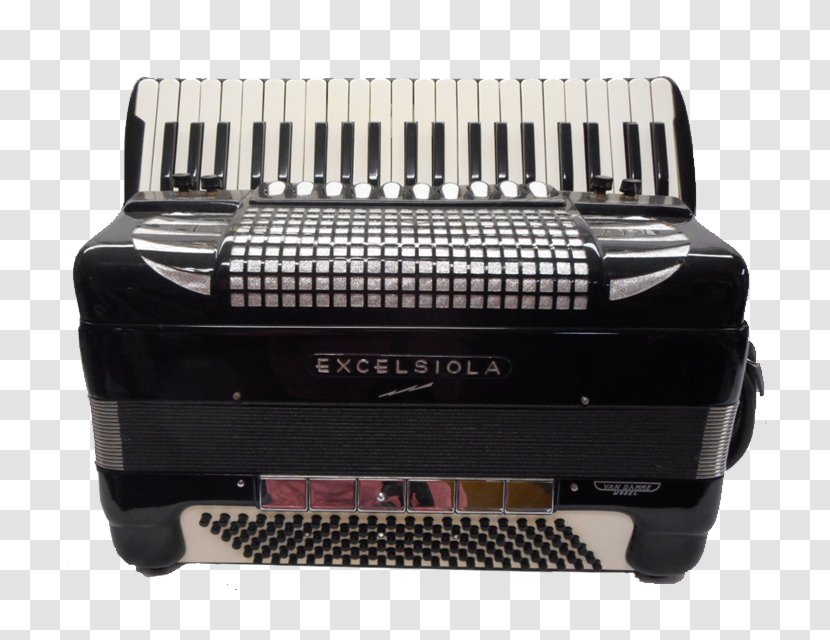 Diatonic Button Accordion Piano Garmon Squeezebox - Silhouette Transparent PNG