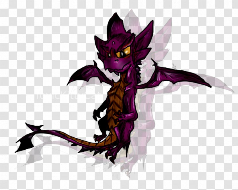 Spyro The Dragon Legend Of Spyro: Darkest Hour A New Beginning Malefor - Drawing Transparent PNG