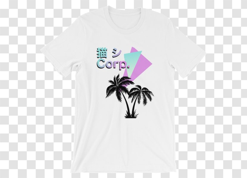 T-shirt Fashion Sleeve Clothing - Shirt - Vaporwave Transparent PNG