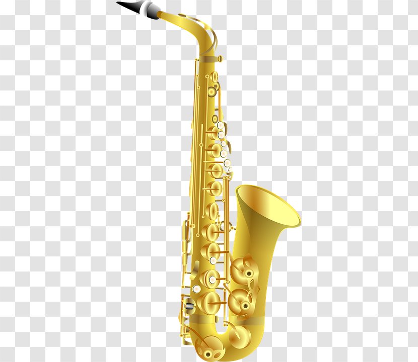 Saxophone Musical Instruments Jazz Band Wind Instrument - Heart Transparent PNG