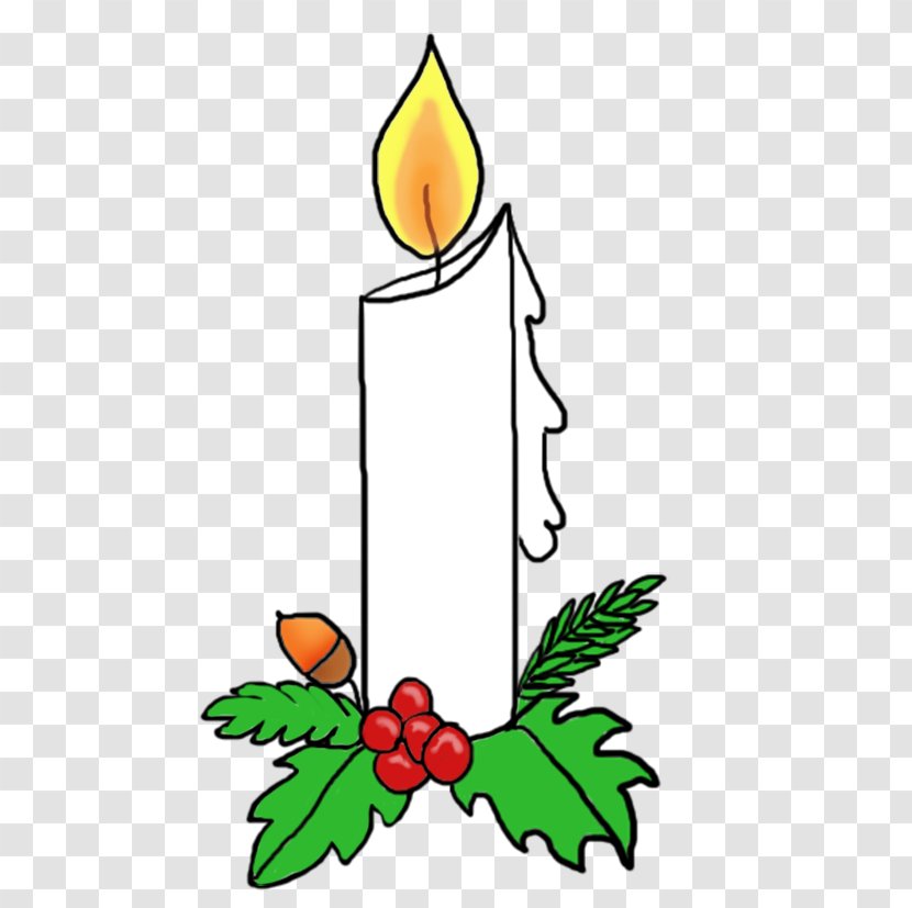Santa Claus Christmas Advent Candle Clip Art - Gift - Snow Cliparts Transparent PNG