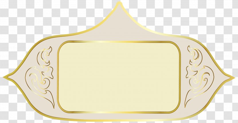 Label Clip Art Gold Image - Picture Frames - Yellow Transparent PNG