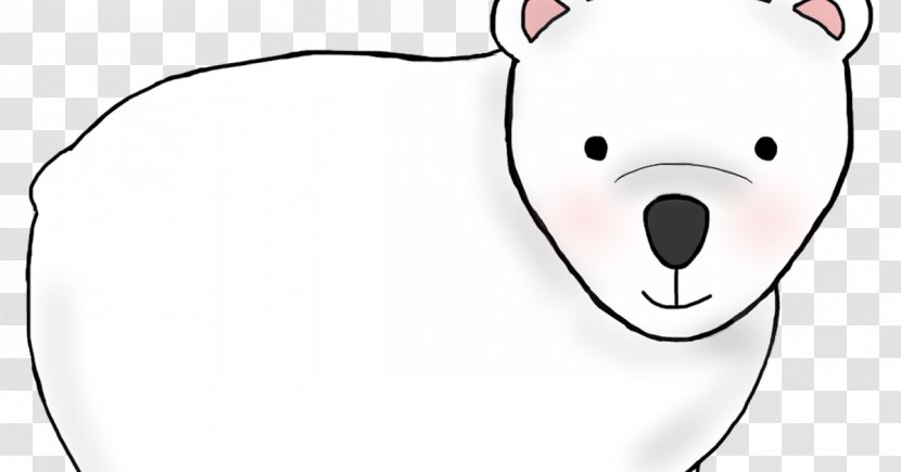 Bear Dog Snout Line Art Clip - Silhouette - International Polar Day Transparent PNG