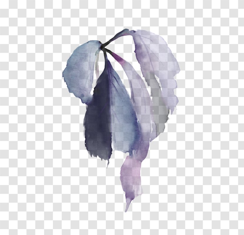 Petal Watercolor Painting Leaf - Cartoon - Hand Painted Hydrangea Transparent PNG
