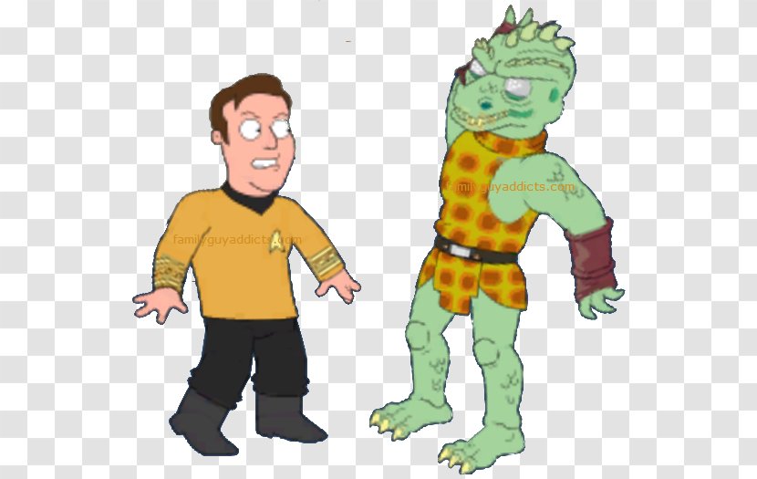 Family Guy James T. Kirk Christopher Pike Gorn Peter Griffin Transparent PNG