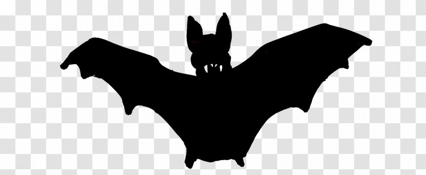 Vampire Bat Silhouette Clip Art - Pictures Transparent PNG