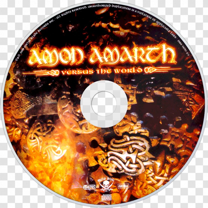 Amon Amarth The Crusher Versus World Once Sent From Golden Hall Compact Disc - Flower - Heart Transparent PNG