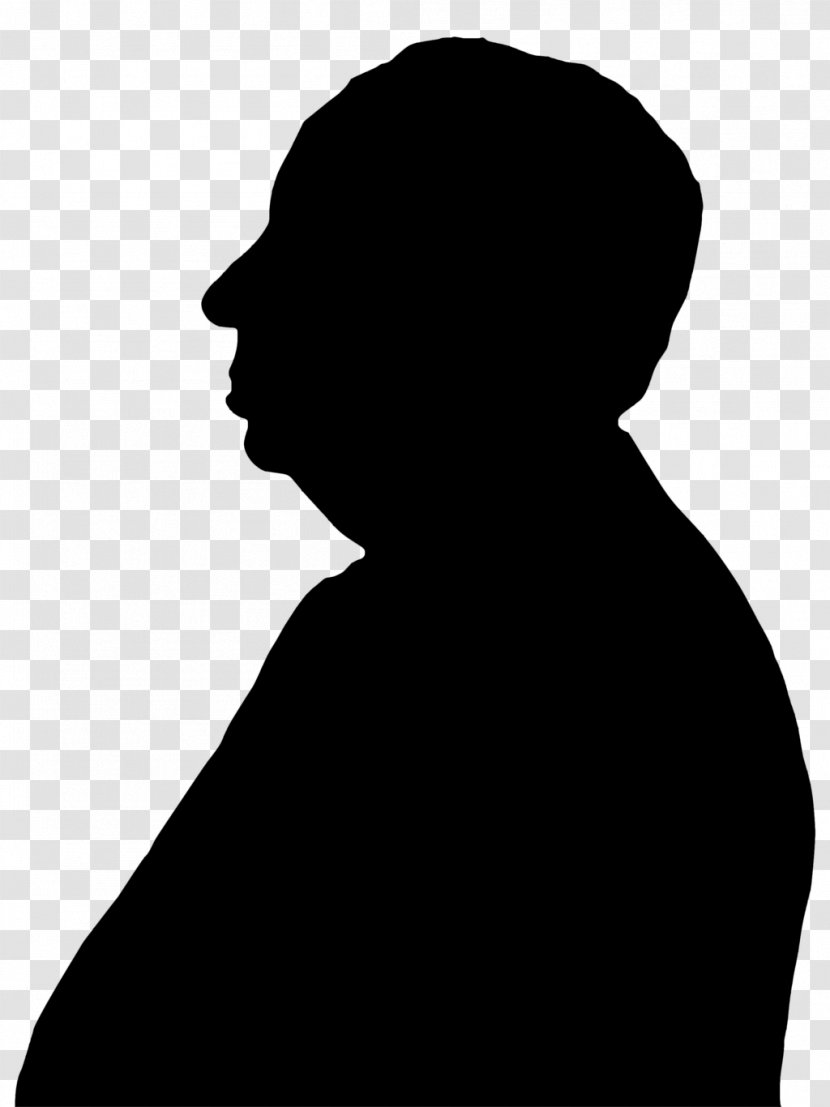 Silhouette Film Director Cameo Appearance - Alfred Hitchcock Presents - Side Profile Transparent PNG