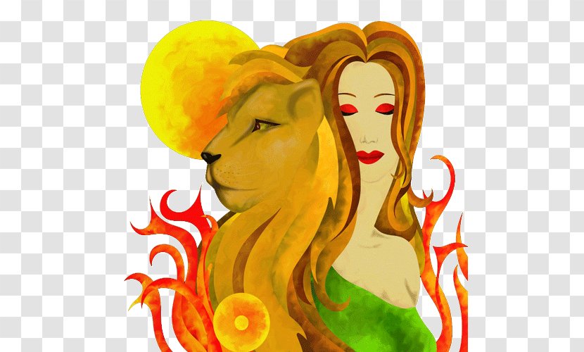 Leo Astrological Sign Horoscope Zodiac Astrology - Yellow - Virgo Transparent PNG