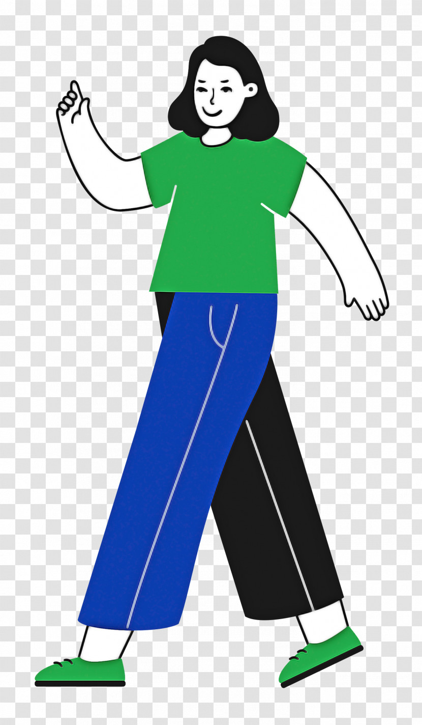 Standing Girl Woman Transparent PNG