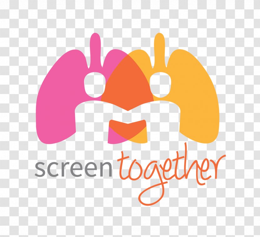 Lung Cancer Screening - Pink - Logo Transparent PNG