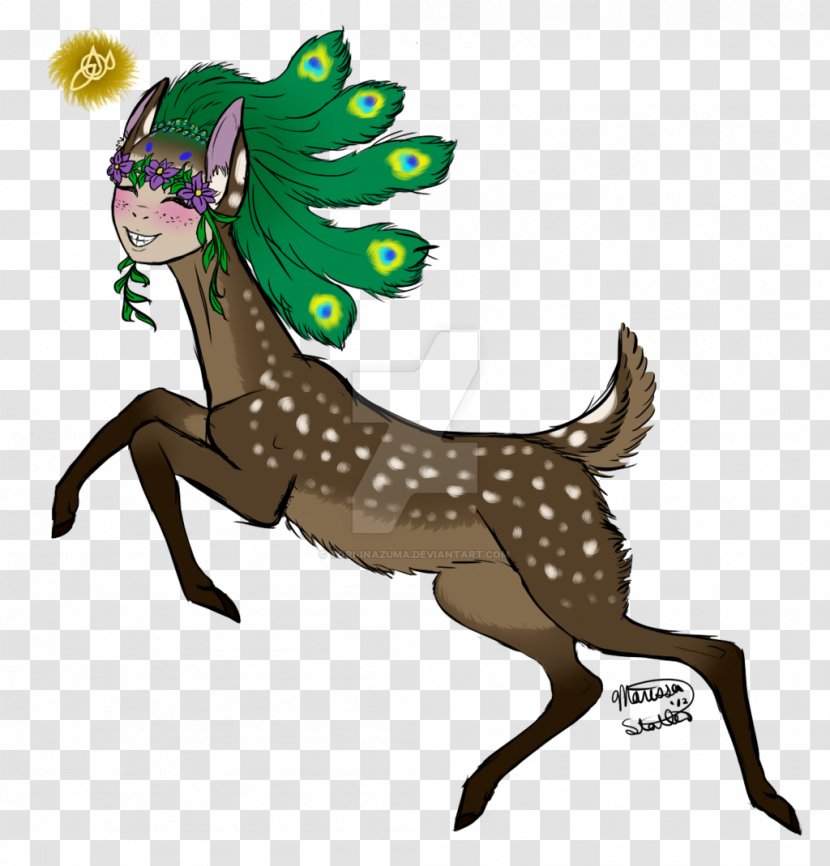 Mustang Deer Pack Animal Giraffids - Carnivora Transparent PNG