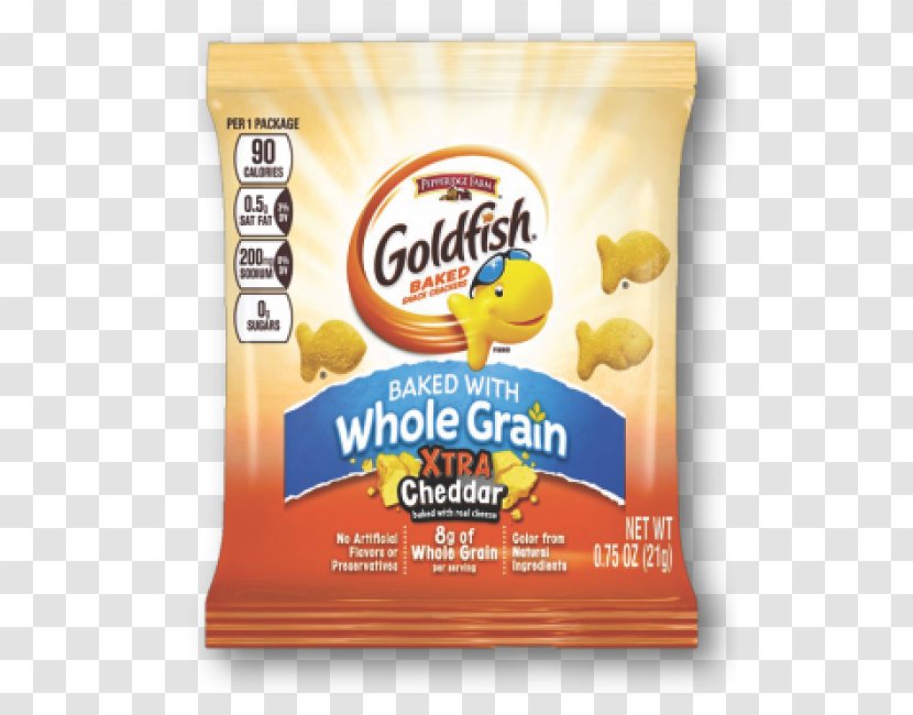 Cheese Soup Goldfish Cheddar Whole Grain Pepperidge Farm - Food - Whole-wheat Flour Transparent PNG