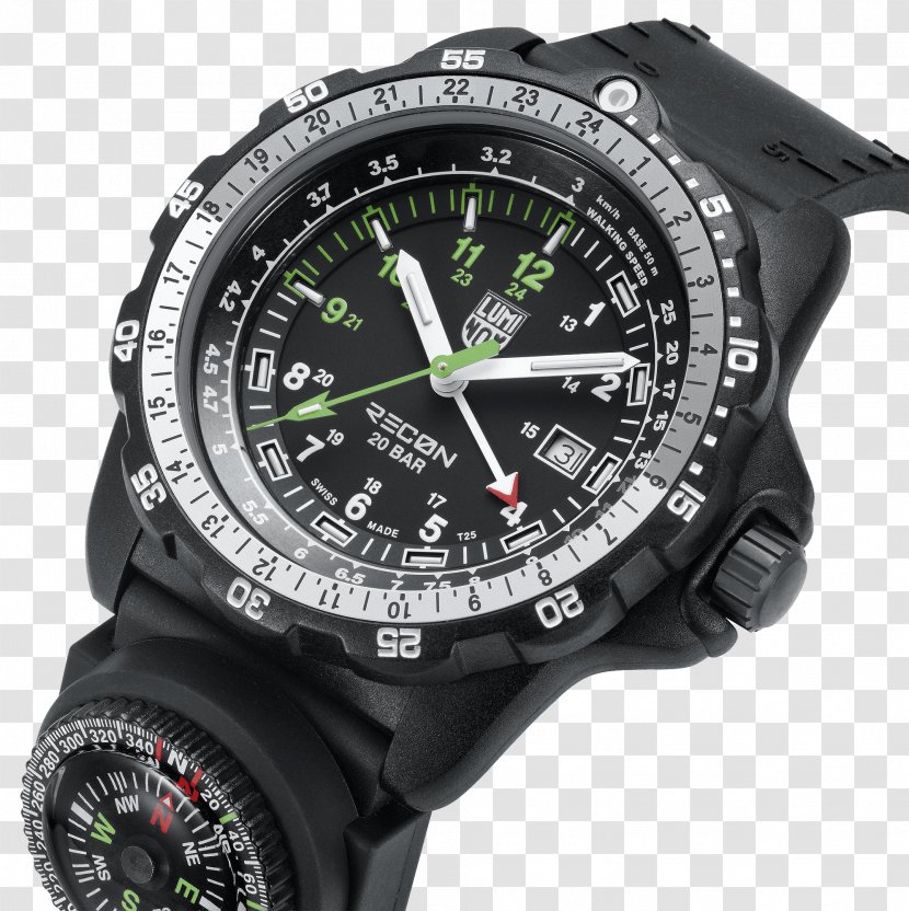 Luminox RECON Point Man 8820 SERIES Watch Quartz Clock Swiss Made - Accessory Transparent PNG