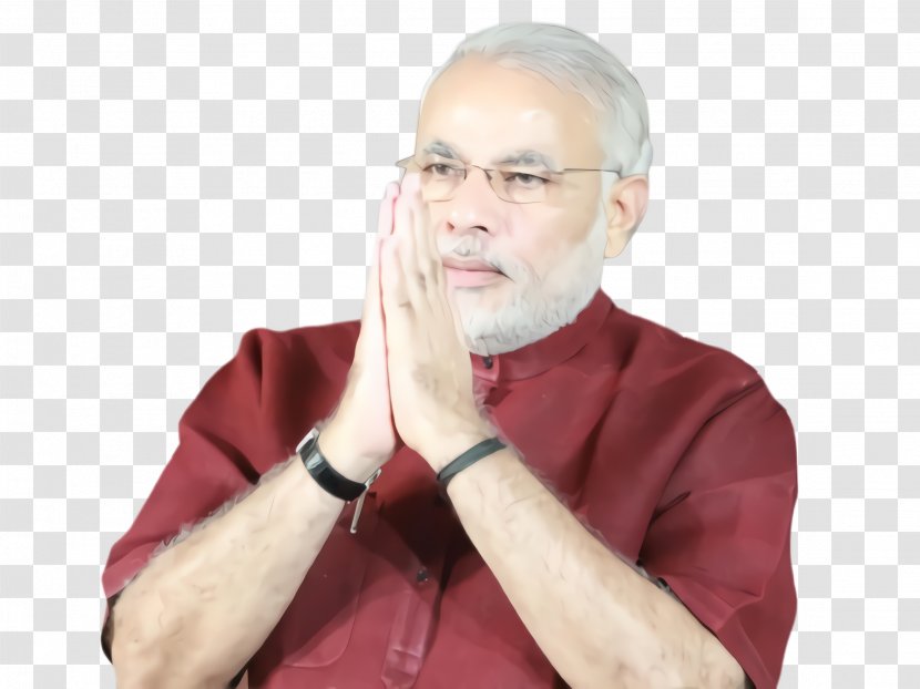 Modi Cartoon - Shoulder - Thumb Gesture Transparent PNG