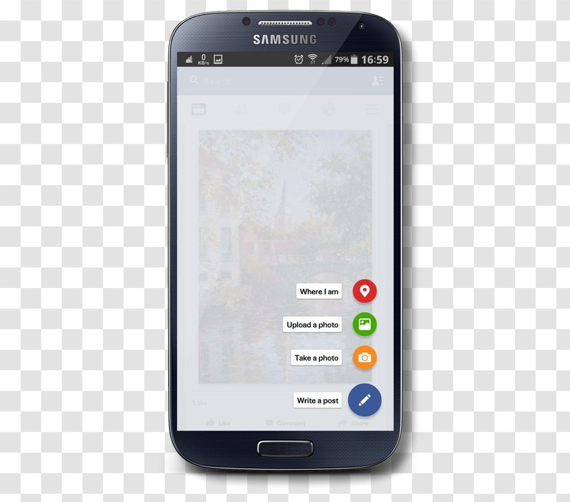 Feature Phone Smartphone Mobile Phones Material Design Button - Telephony - App Transparent PNG