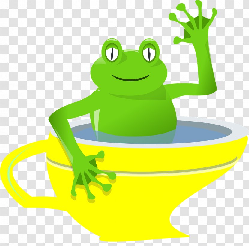 Teacup Frog Clip Art - Vertebrate Transparent PNG