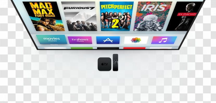 Apple TV (4th Generation) 4K Television HDMI - Gigabyte Transparent PNG