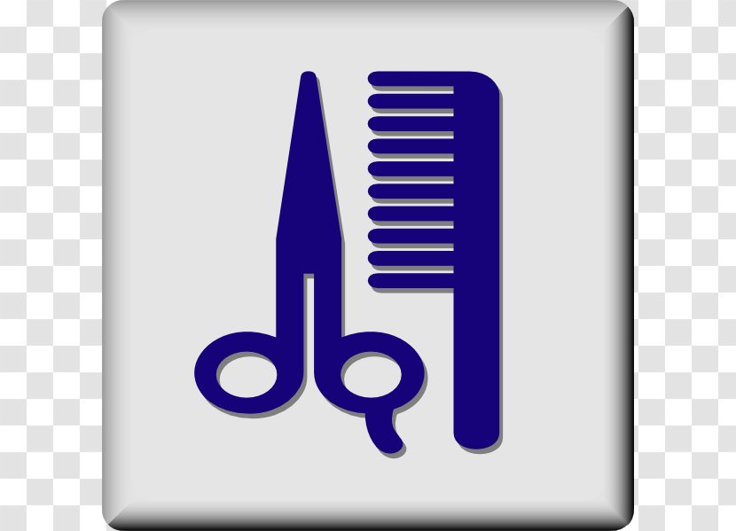 Comb Beauty Parlour Hairdresser Clip Art - Scissors - Barber Pole Transparent PNG