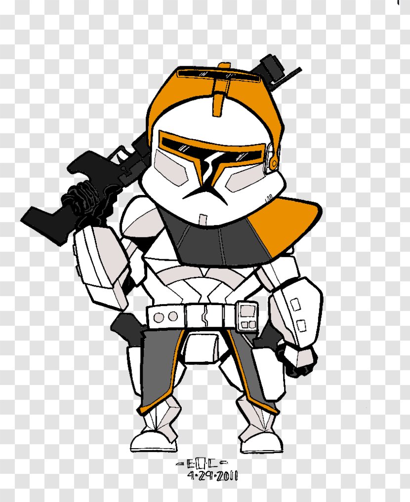 Clone Trooper Star Wars: The Wars Commander Cody Stormtrooper - Watercolor - Silhouette Transparent PNG