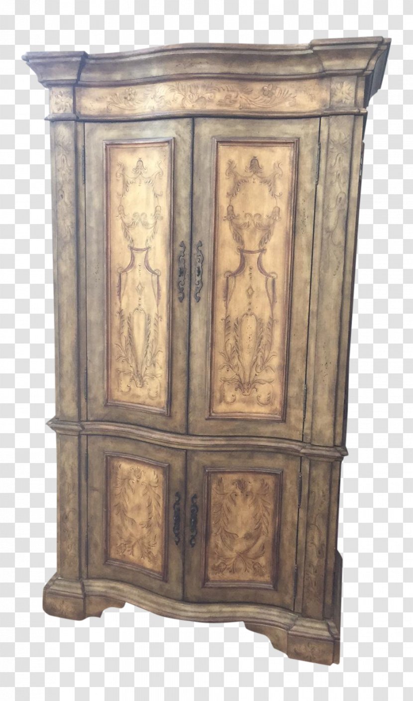 Armoires & Wardrobes Cupboard Hooker Furniture Corporation Armoire Desk - Watercolor - Hand Painted Transparent PNG