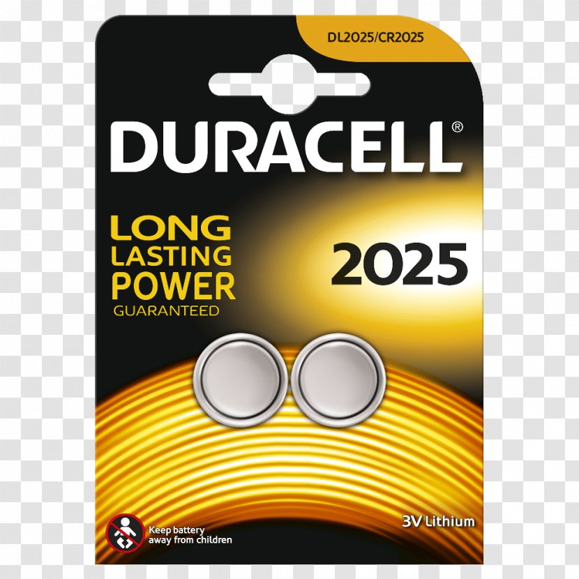 Button Cell Duracell Electric Battery Lithium - Electronic Component - Electronics Transparent PNG