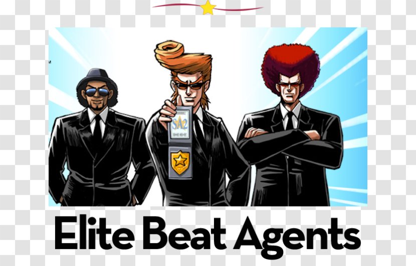 Elite Beat Agents Moero! Nekketsu Rhythm Damashii Osu! Tatakae! Ouendan 2 Video Game Nintendo DS - Super Smash Bros - Osu Tatakae Transparent PNG