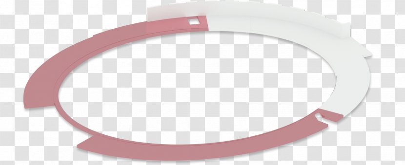 Material Body Jewellery Bangle Pink M - Royal Albert Transparent PNG