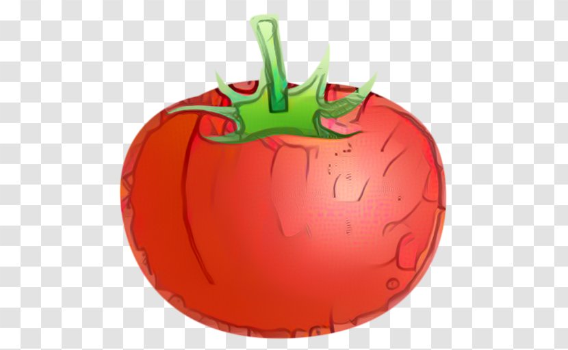 Tomato Cartoon - Red - Vegetable Plant Transparent PNG