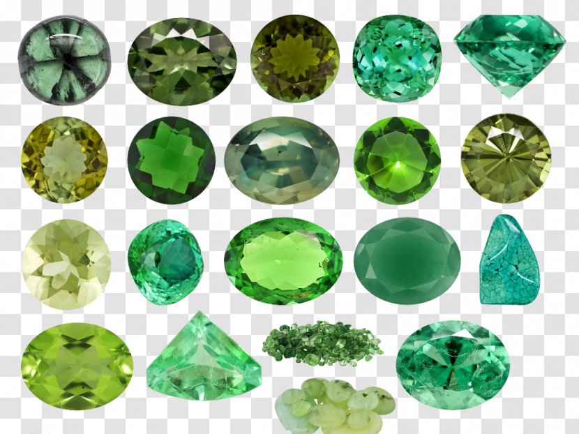 Gemstone Green Color Blue Emerald Transparent PNG