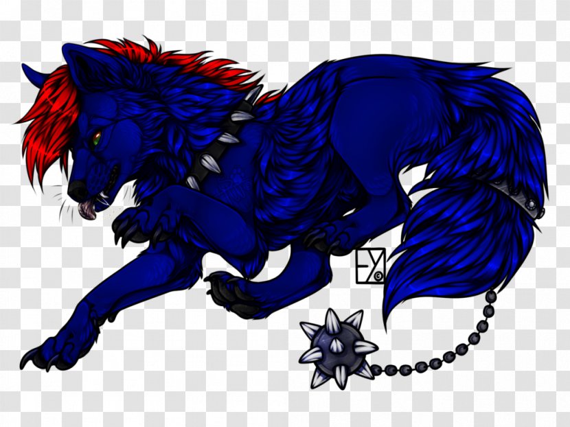 Siberian Husky Werewolf Color Blue Wolf Collar - Animation Transparent PNG