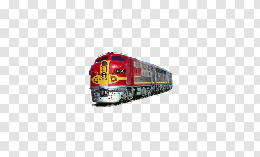 Atchison, Topeka And Santa Fe Railway Train Rail Transport Super Chief - Steam Locomotive - West Transparent PNG