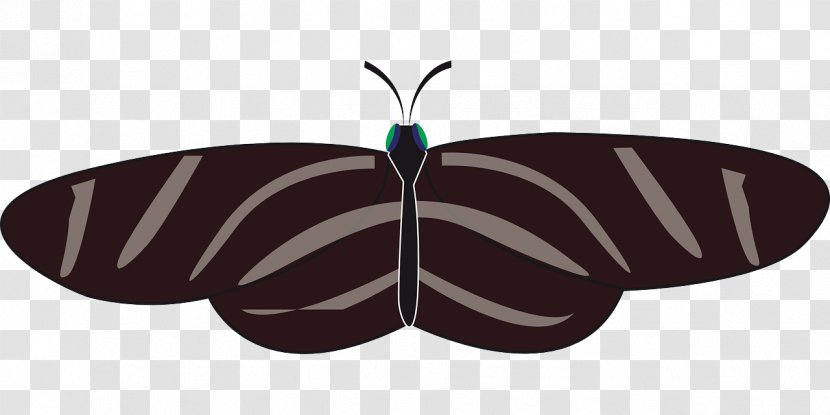 Butterfly Heliconius Charithonia Zebra Clip Art - Pollinator - Permanent Free Transparent PNG