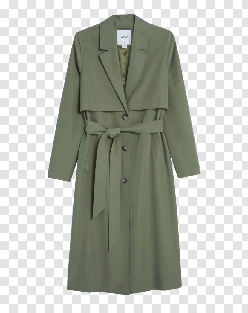 Trench Coat Jacket Overcoat Double-breasted - Robe Transparent PNG