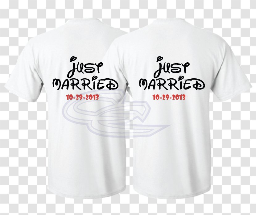 Minnie Mouse Mickey T-shirt Marriage - Just Married Transparent PNG