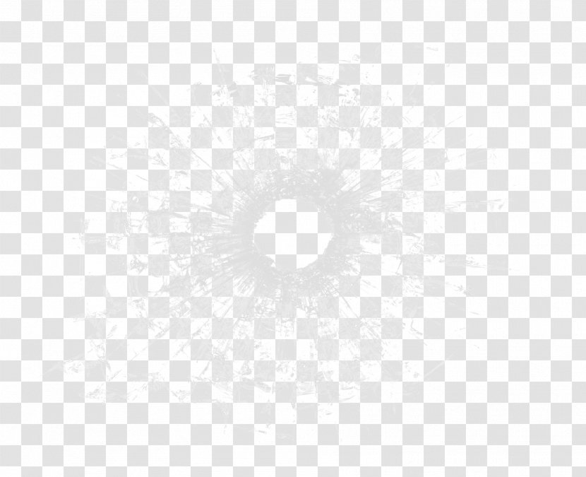 Black And White Circle Pattern - Point - Bullet Hole Transparent PNG