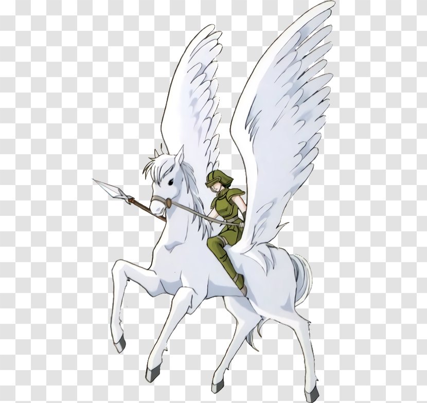 Fire Emblem: Thracia 776 Pegasus Horse Tear Ring Saga Wiki - Mammal Transparent PNG