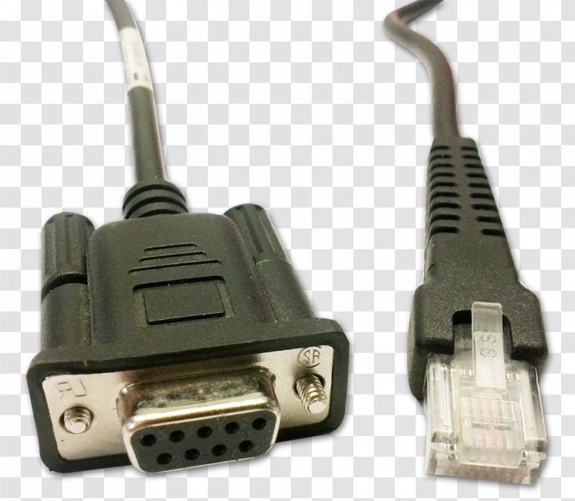 Serial Cable Adapter Electrical Connector Port RS-232 - Electronic Device Transparent PNG