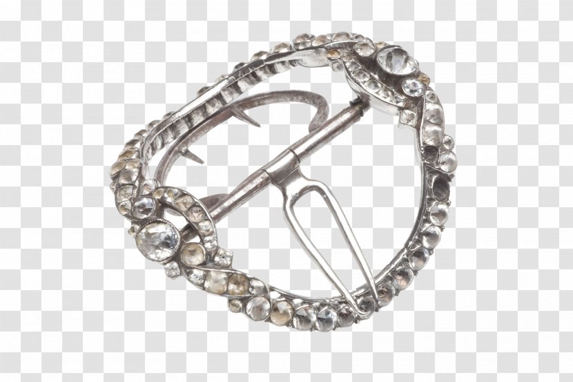 Shoe Buckle Slipper Jewellery - Platinum Transparent PNG