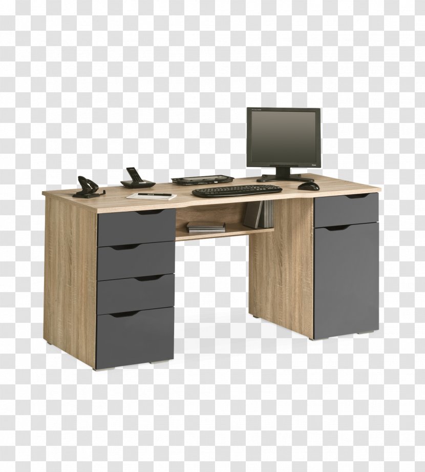 Computer Desk Office & Chairs Drawer - Study - Under Cut Salon Transparent PNG