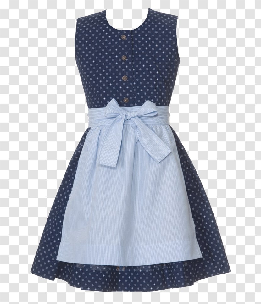 Burda Style Dirndl Dress Polka Dot Sewing - Fashion Transparent PNG
