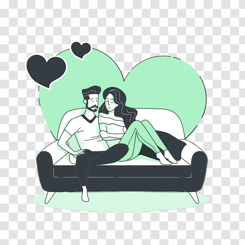 Furniture Sitting Green Meter Behavior Transparent PNG