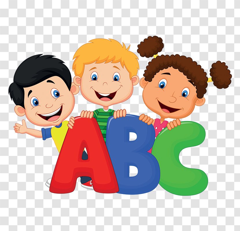 Royalty-free School Cartoon - Happiness - English Alphabet Dimensional Characters Transparent PNG